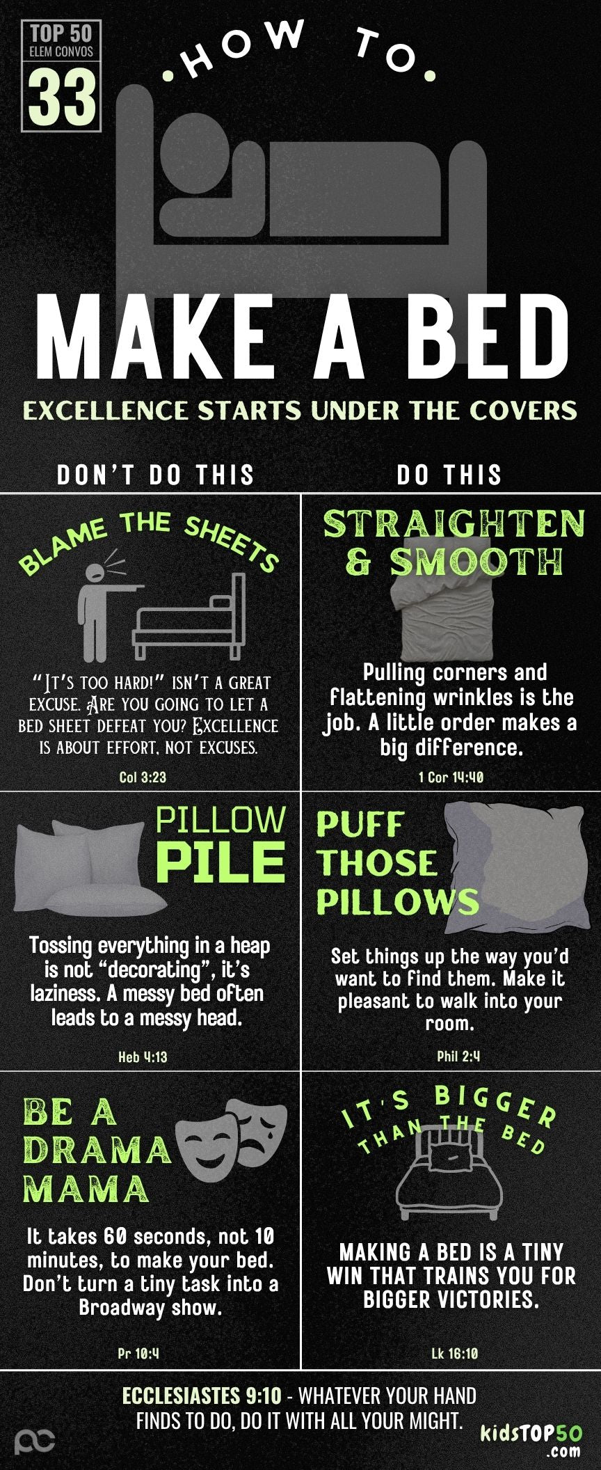 ELEM TOP 50 - 33 Make a Bed
