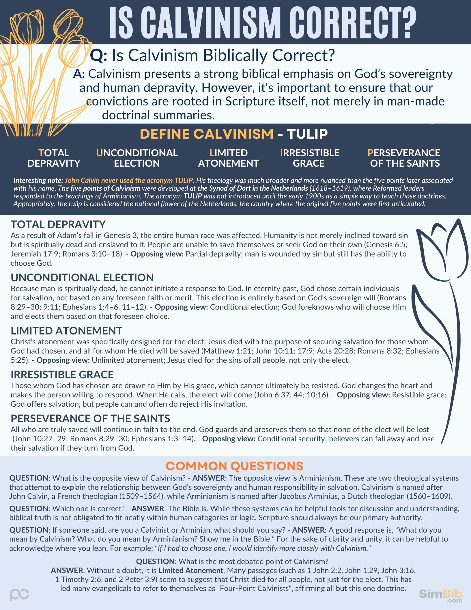 SimBib - Is Calvinism Correct