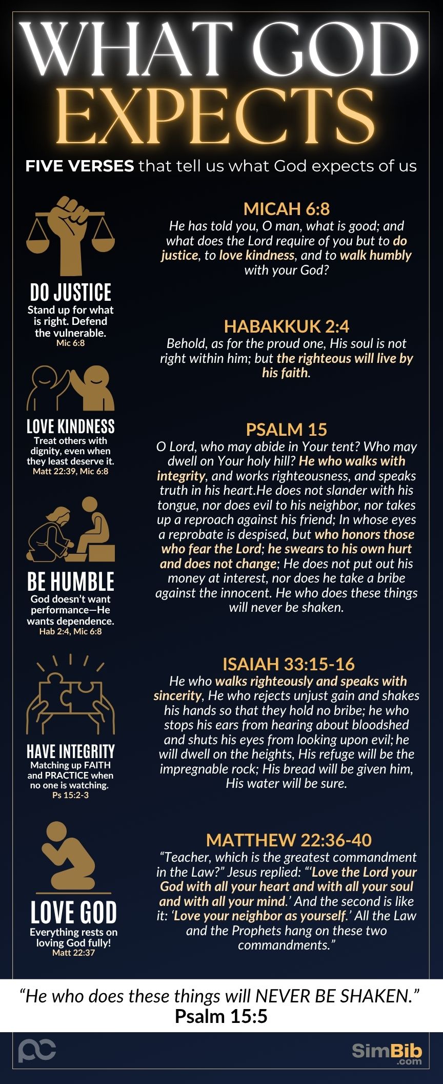 SimBib - What God Expects